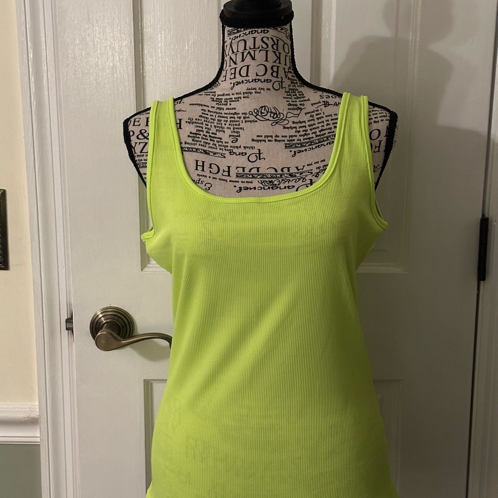 SHEIN Neon Lime Women's Tank Top Size L